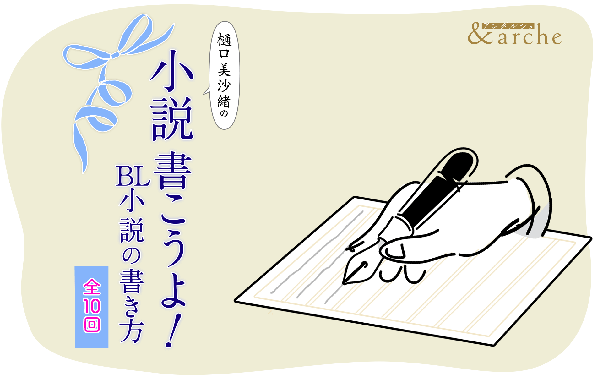 樋口美沙緒の小説書こうよ！ BL小説の書き方